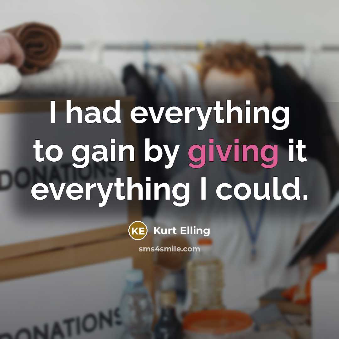 “I had everything to gain by giving it everything I could.” quote by Kurt Elling