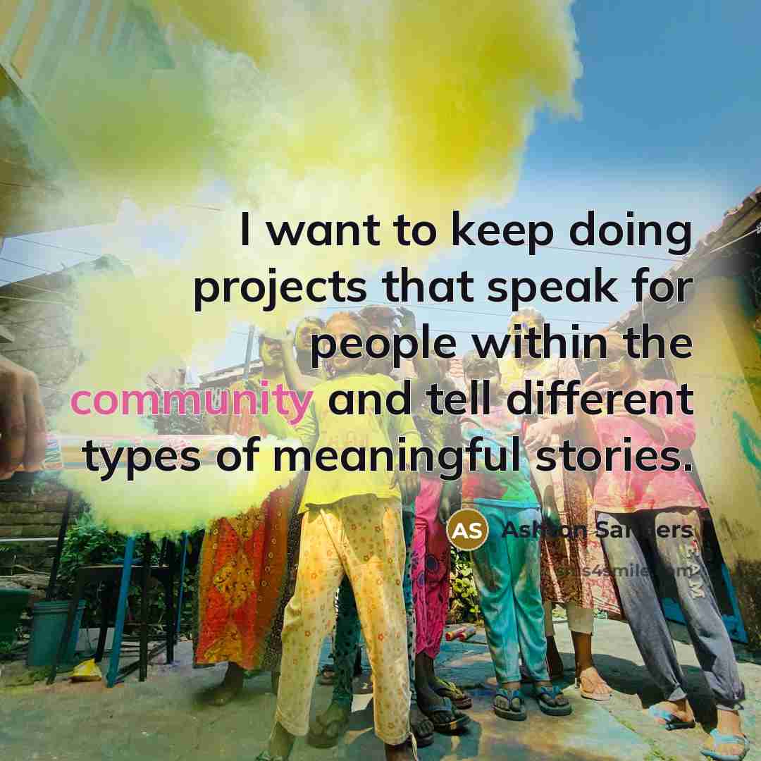 “I want to keep doing projects that speak for people within the community and tell different types of meaningful stories.” quote by Ashton Sanders