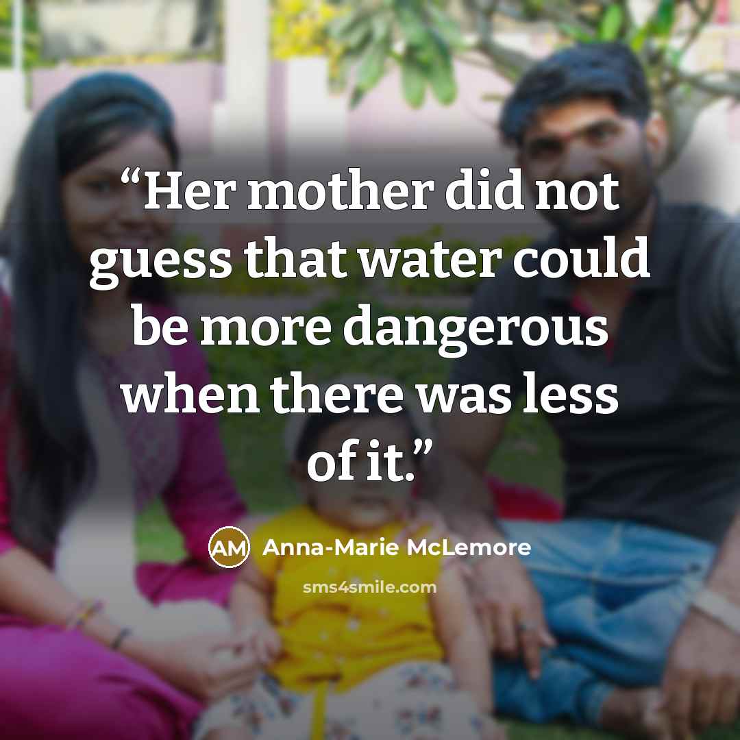 “Her mother did not guess that water could be more dangerous when there was less of it.” quote by Anna-Marie McLemore