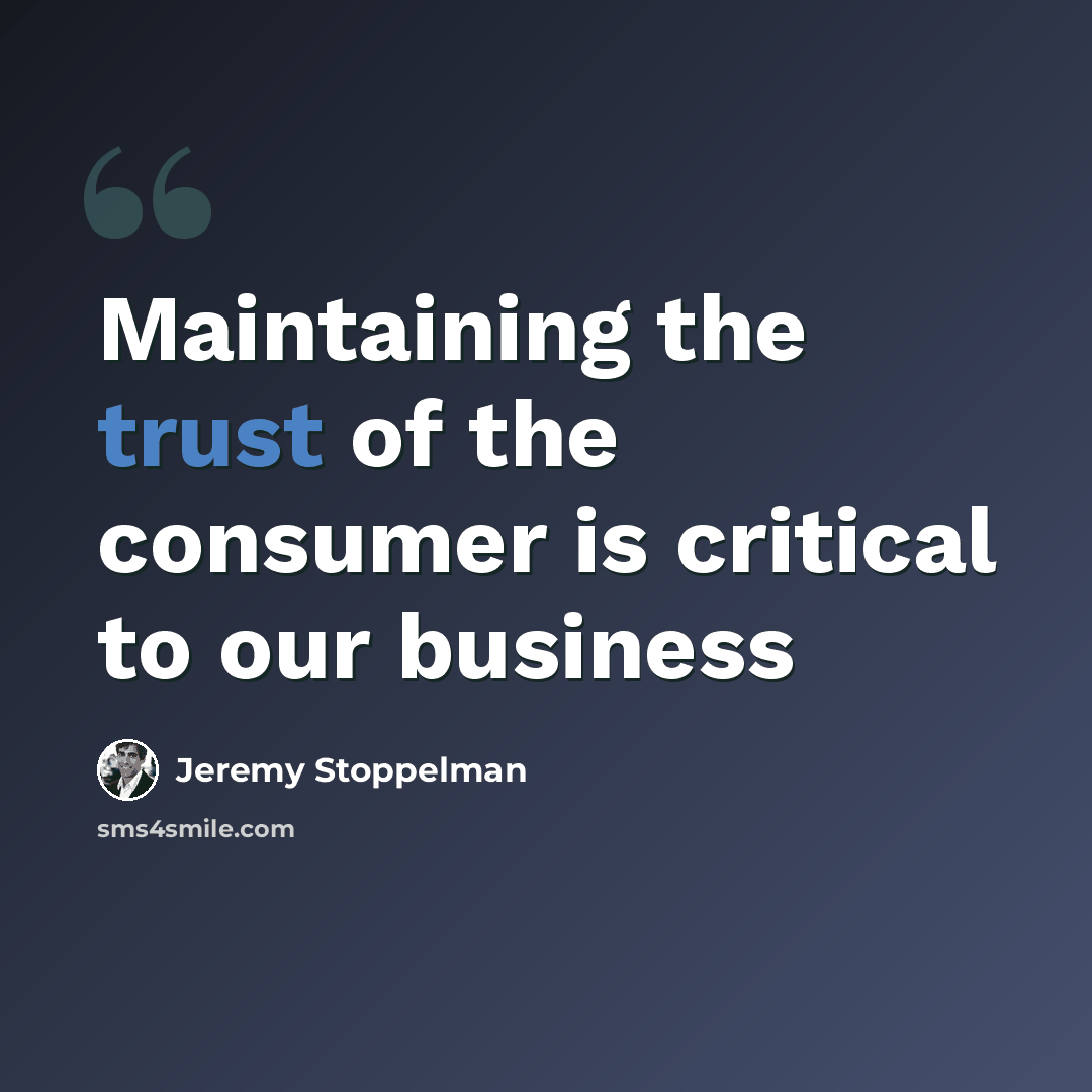 “Maintaining the trust of the consumer is critical to our business” quote by Jeremy Stoppelman