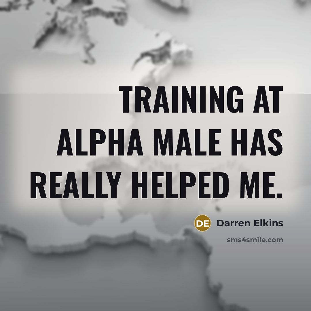 “Training at Alpha Male has really helped me.” quote by Darren Elkins