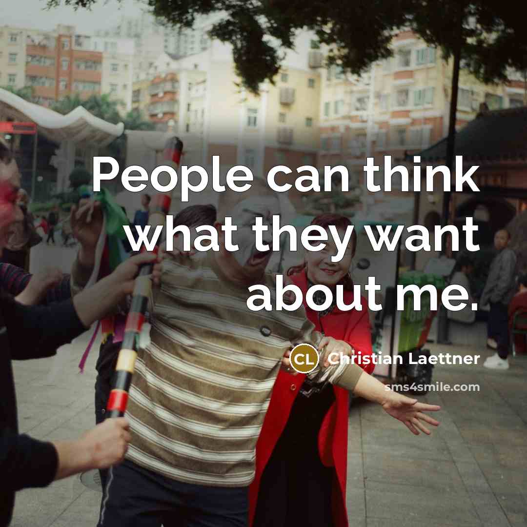 “People can think what they want about me.” quote by Christian Laettner