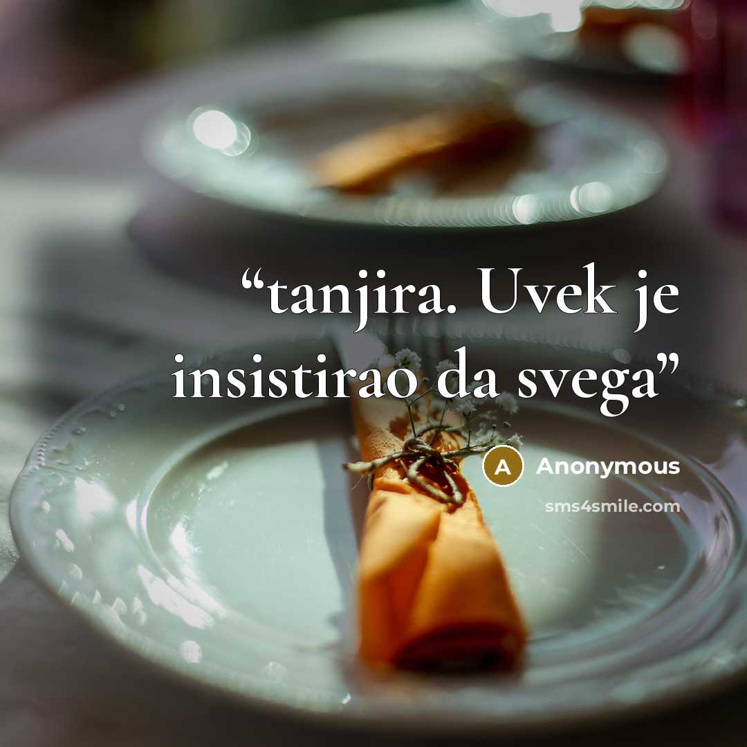 “tanjira. Uvek je insistirao da svega” quote by Anonymous