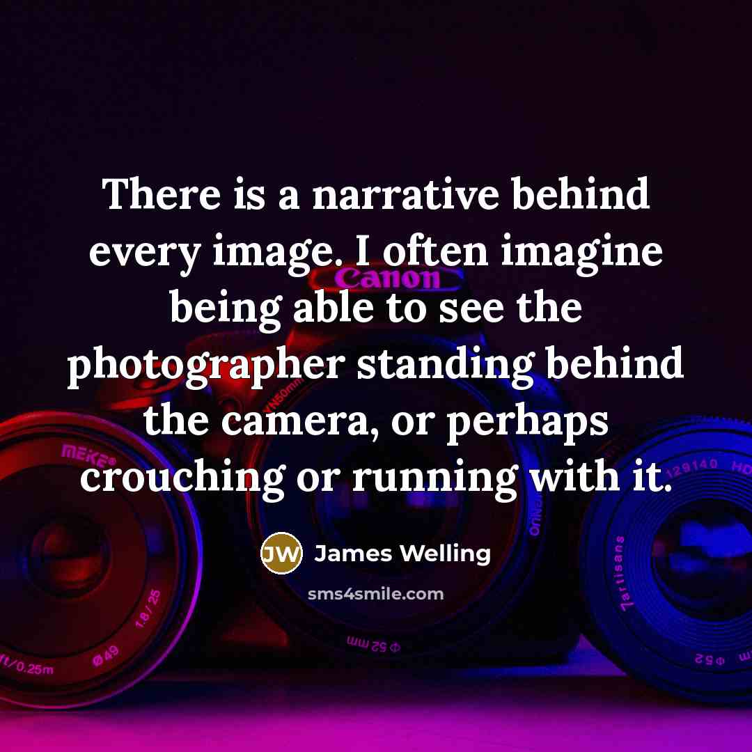 “There is a narrative behind every image. I often imagine being able to see the photographer standing behind the camera, or perhaps crouching or running with it.” quote by James Welling