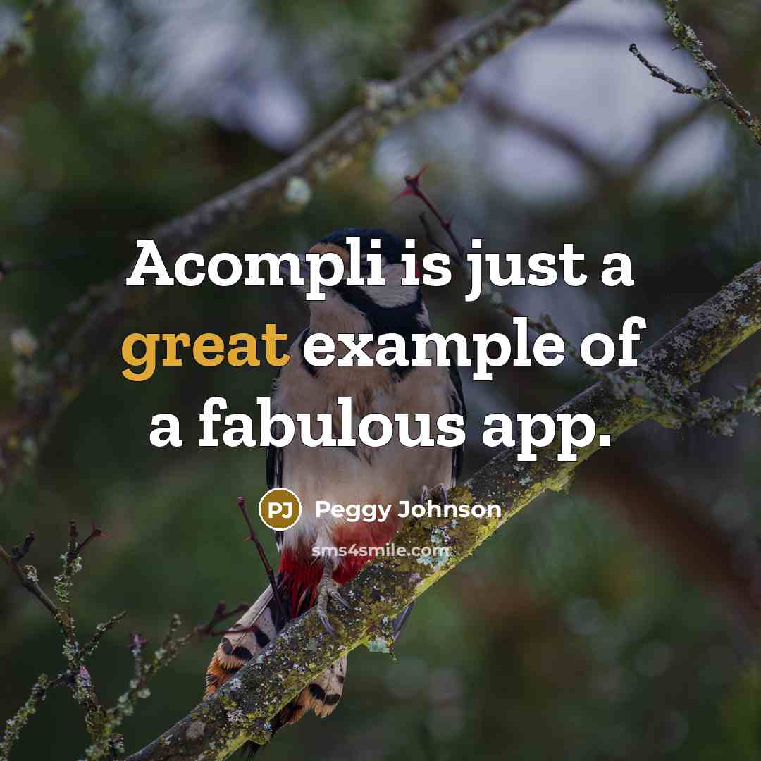 “Acompli is just a great example of a fabulous app.” quote by Peggy Johnson