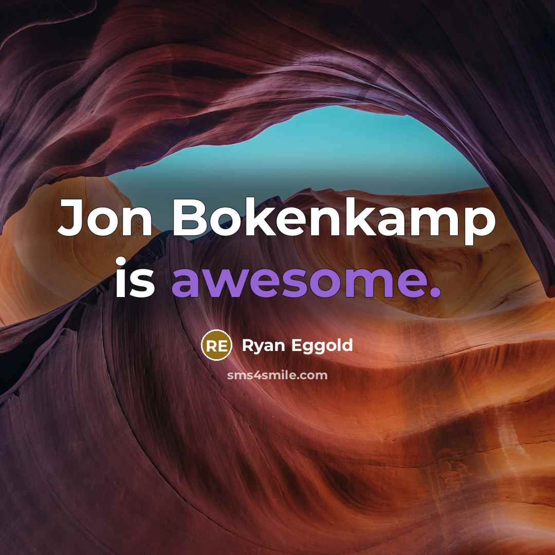 “Jon Bokenkamp is awesome.” quote by Ryan Eggold