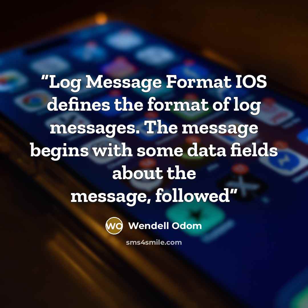 “Log Message Format IOS defines the format of log messages. The message begins with some data fields about the message, followed” quote by Wendell Odom