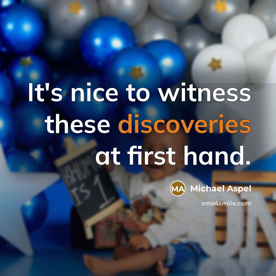 “It's nice to witness these discoveries at first hand.” quote by Michael Aspel