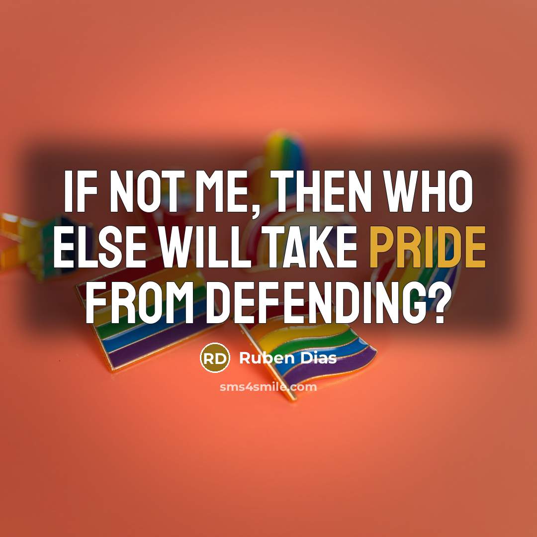 “If not me, then who else will take pride from defending?” quote by Ruben Dias