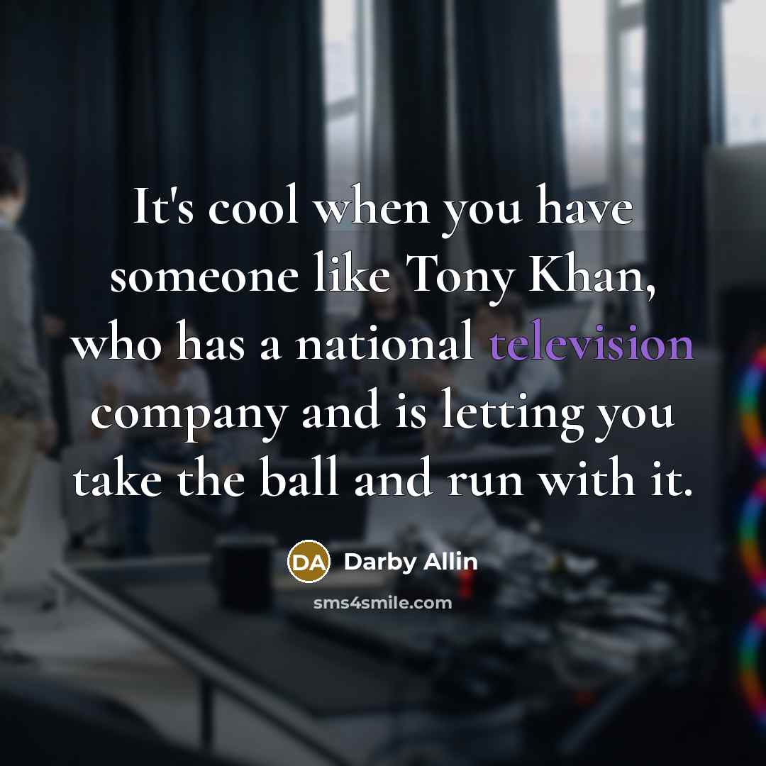 “It's cool when you have someone like Tony Khan, who has a national television company and is letting you take the ball and run with it.” quote by Darby Allin