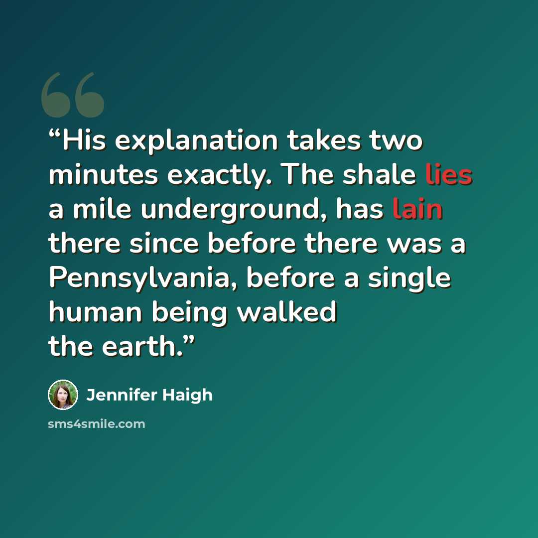 “His explanation takes two minutes exactly. The shale lies a mile underground, has lain there since before there was a Pennsylvania, before a single human being walked the earth.” quote by Jennifer Haigh