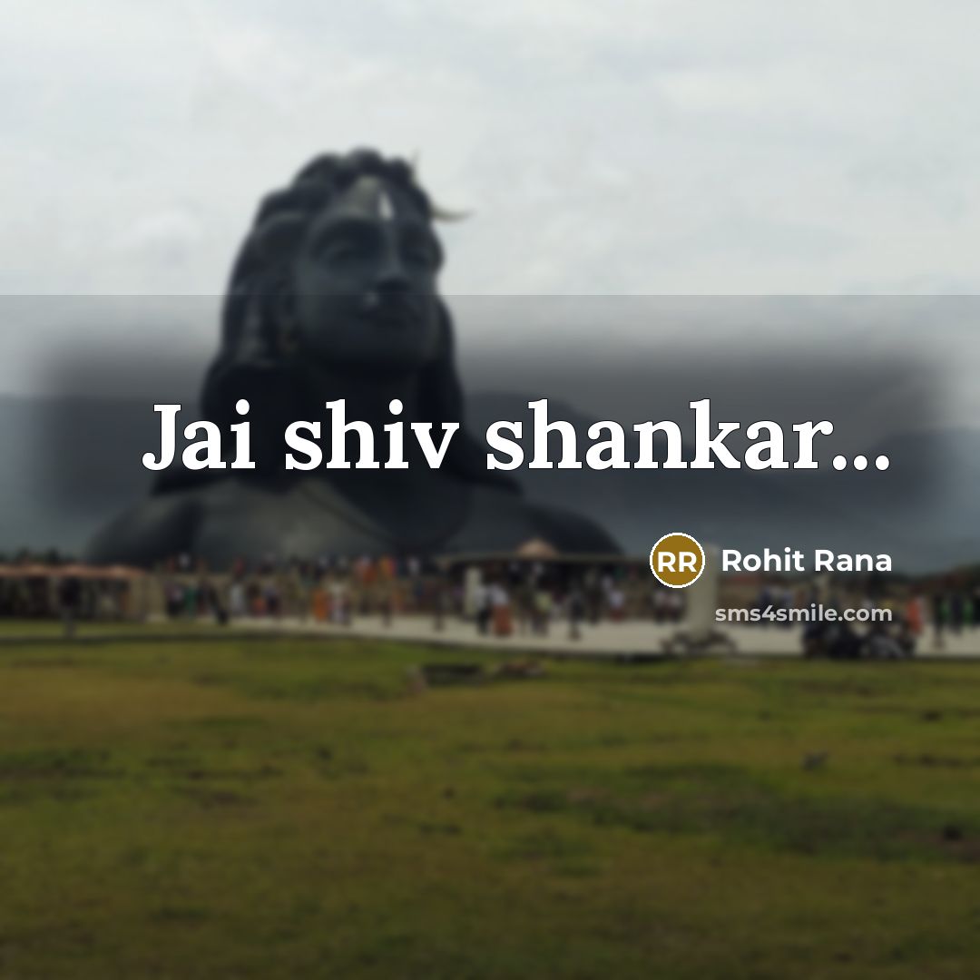 “Jai shiv shankar...” quote by Rohit Rana