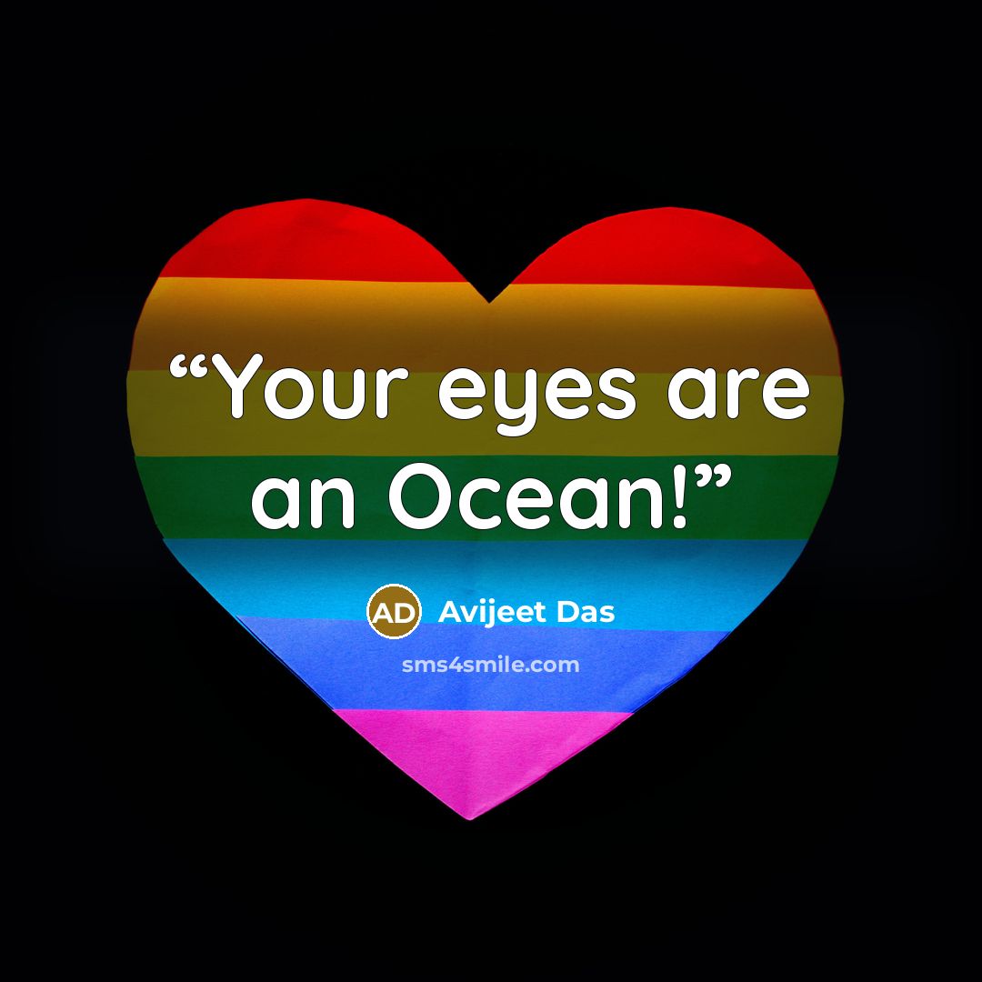 “Your eyes are an Ocean!” quote by Avijeet Das