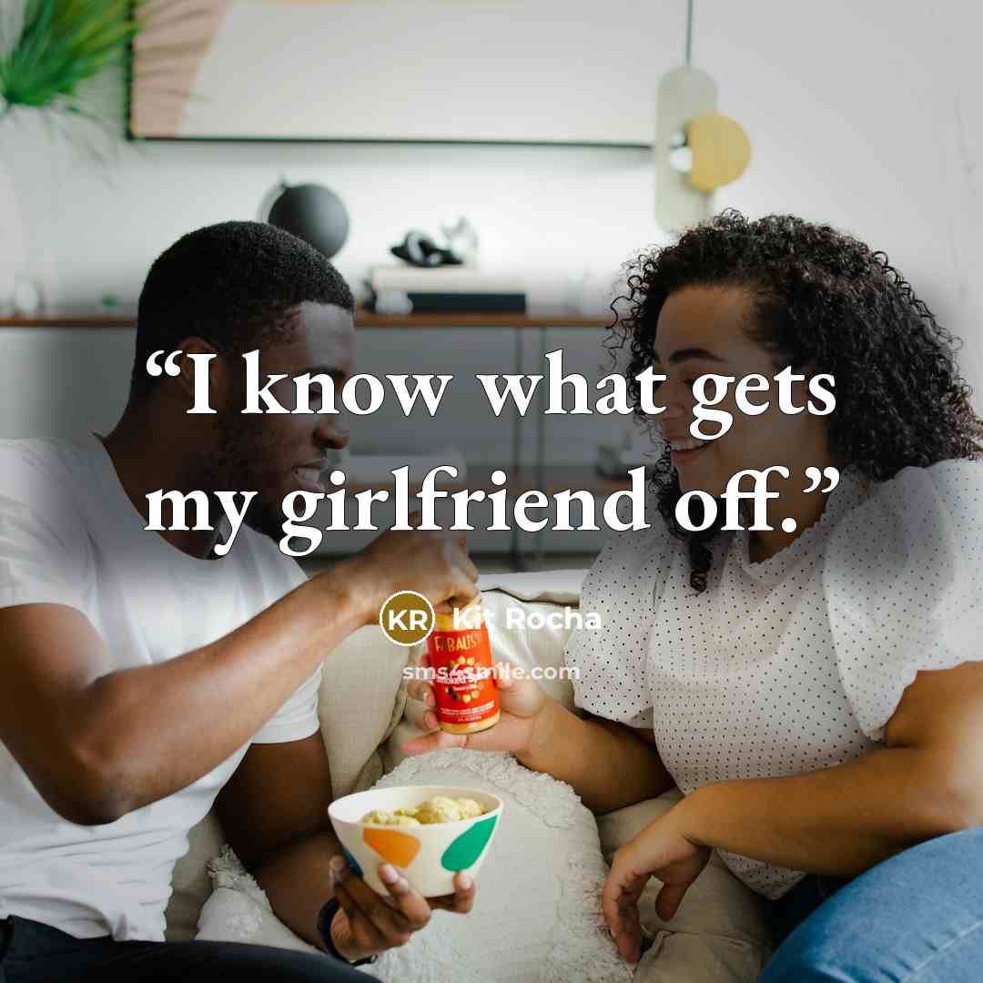 “I know what gets my girlfriend off.” quote by Kit Rocha