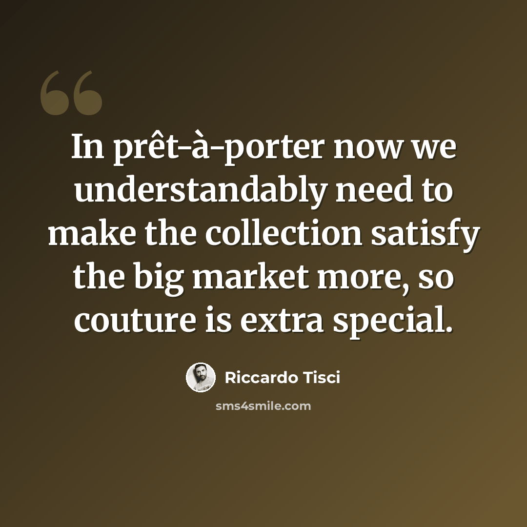 “In prêt-à-porter now we understandably need to make the collection satisfy the big market more, so couture is extra special.” quote by Riccardo Tisci