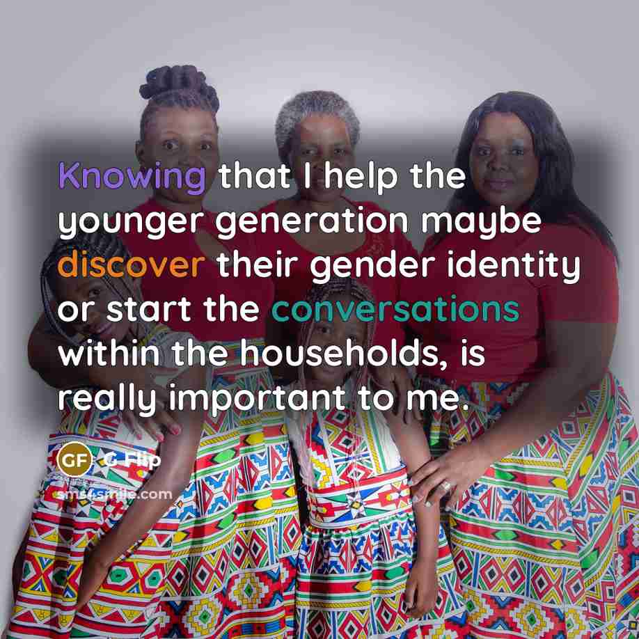 “Knowing that I help the younger generation maybe discover their gender identity or start the conversations within the households, is really important to me.” quote by G Flip