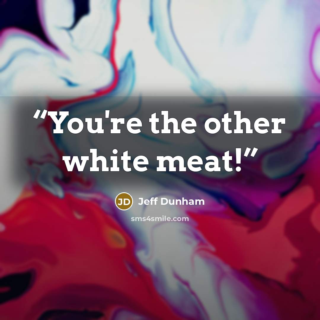 “You're the other white meat!” quote by Jeff Dunham