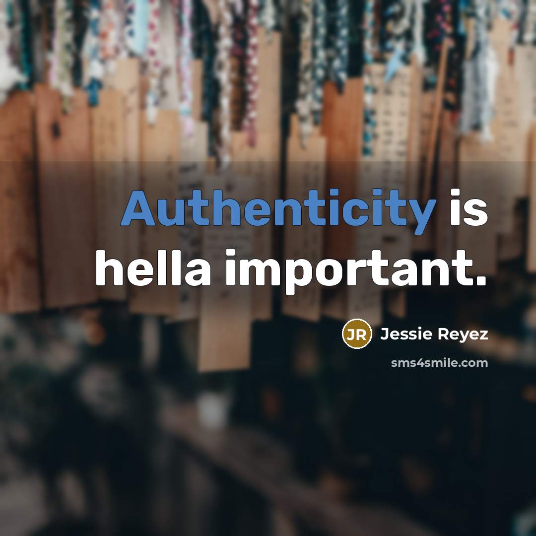 “Authenticity is hella important.” quote by Jessie Reyez