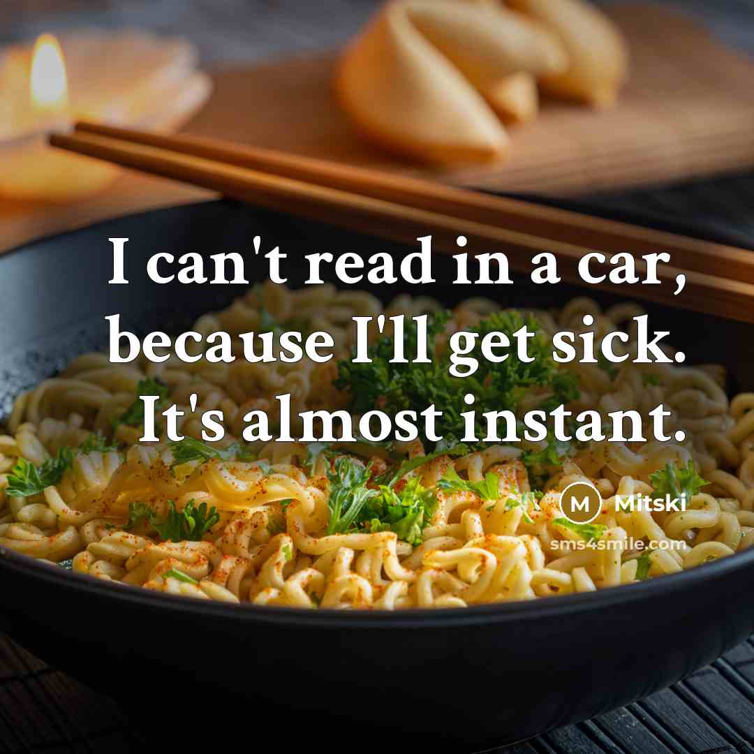 “I can't read in a car, because I'll get sick. It's almost instant.” quote by Mitski