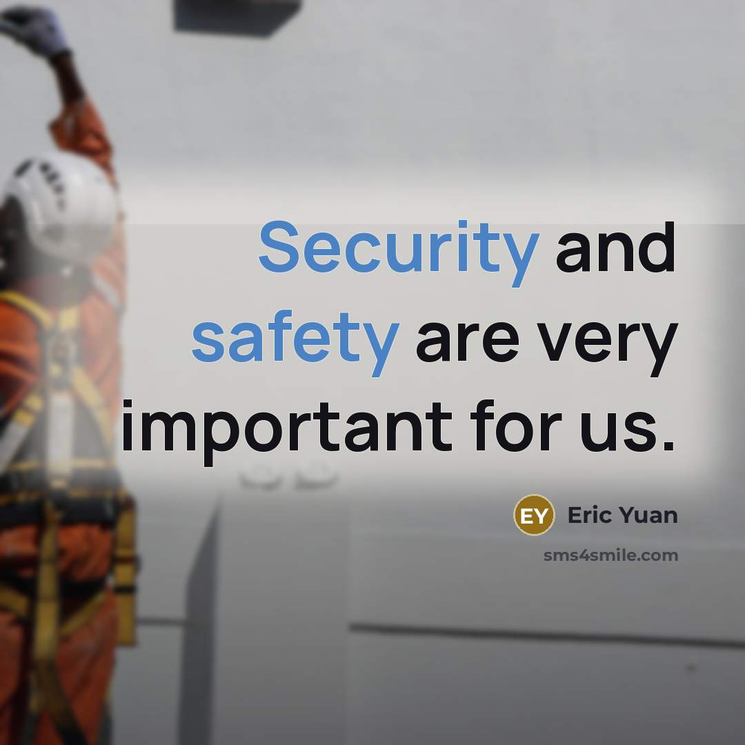 “Security and safety are very important for us.” quote by Eric Yuan