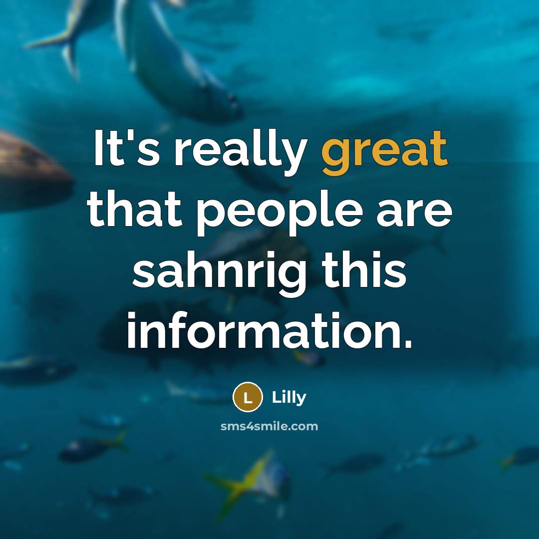 “It's really great that people are sahnrig this information.” quote by Lilly