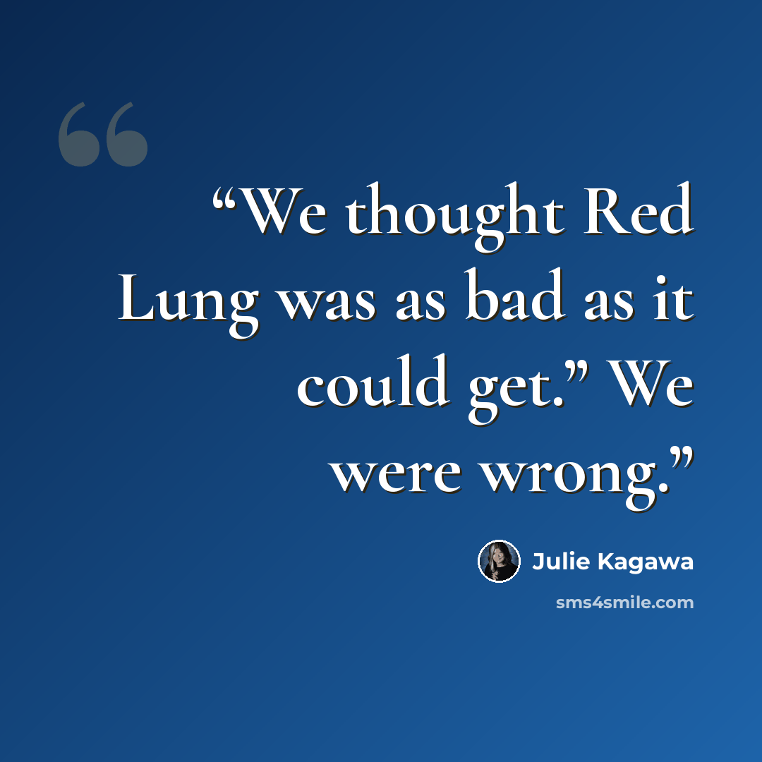 “We thought Red Lung was as bad as it could get.” We were wrong.” quote by Julie Kagawa