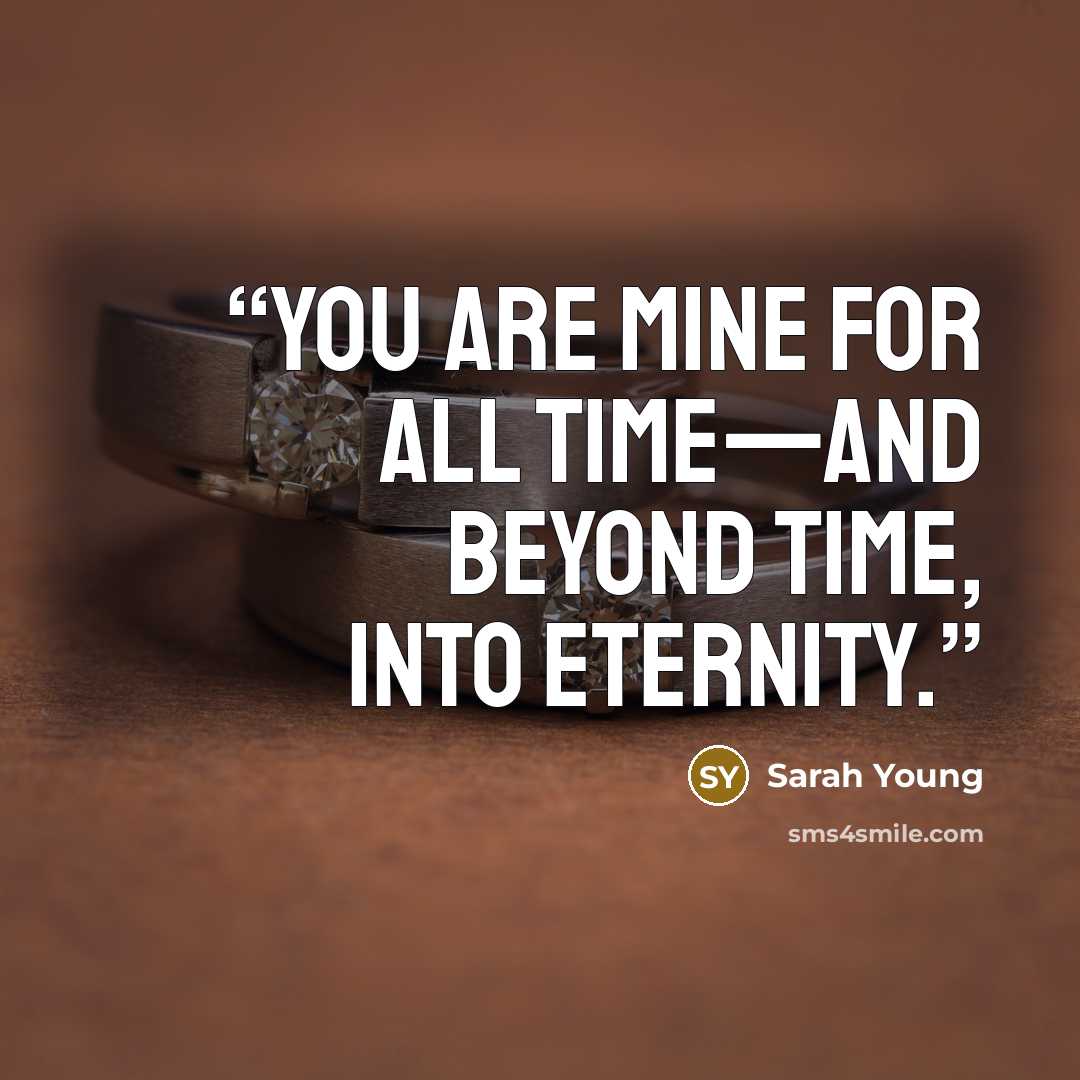 “YOU ARE MINE FOR ALL TIME—and beyond time, into eternity.” quote by Sarah Young