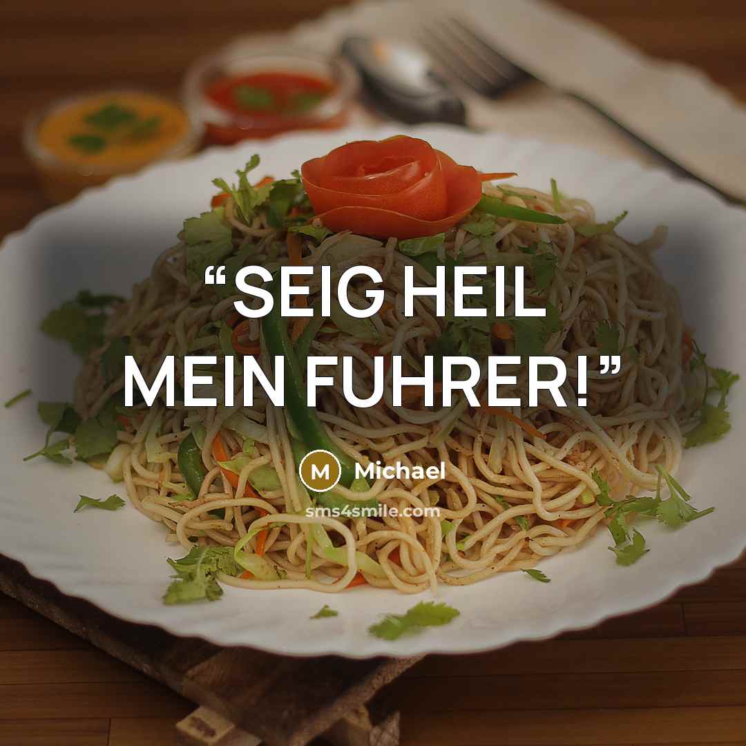 “SEIG HEIL MEIN FUHRER!” quote by Michael