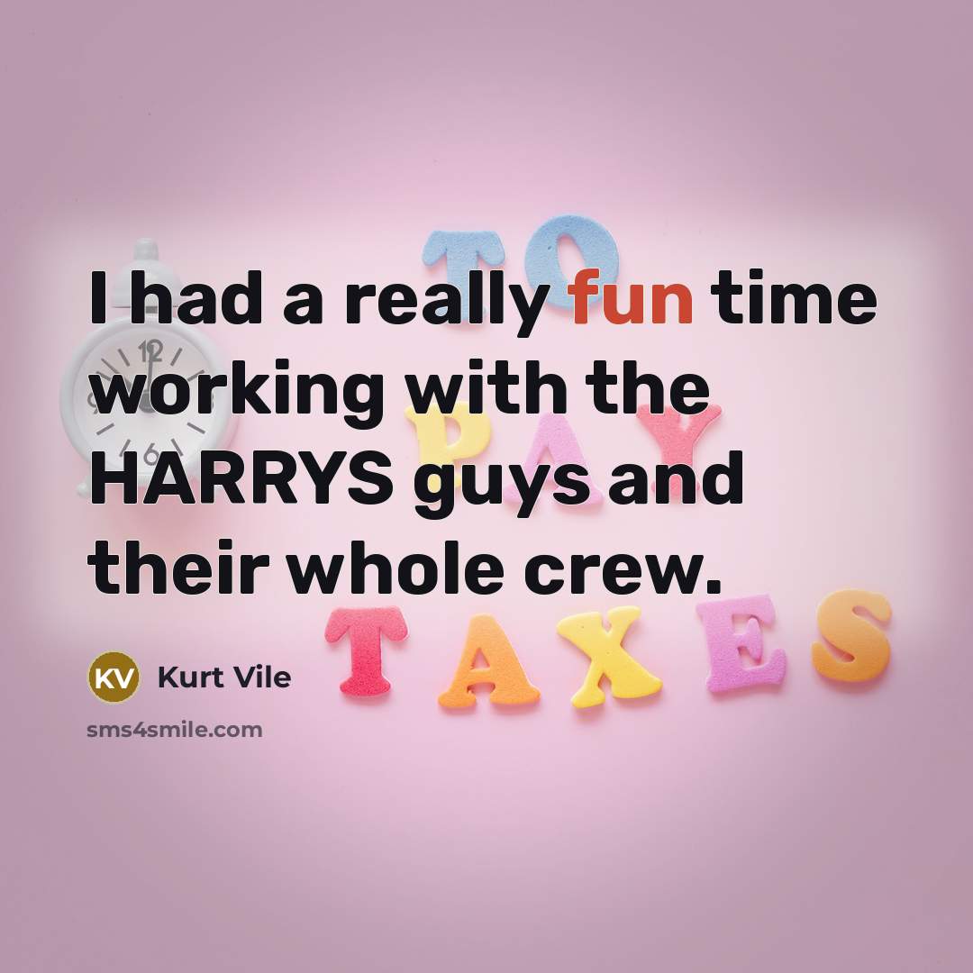 “I had a really fun time working with the HARRYS guys and their whole crew.” quote by Kurt Vile