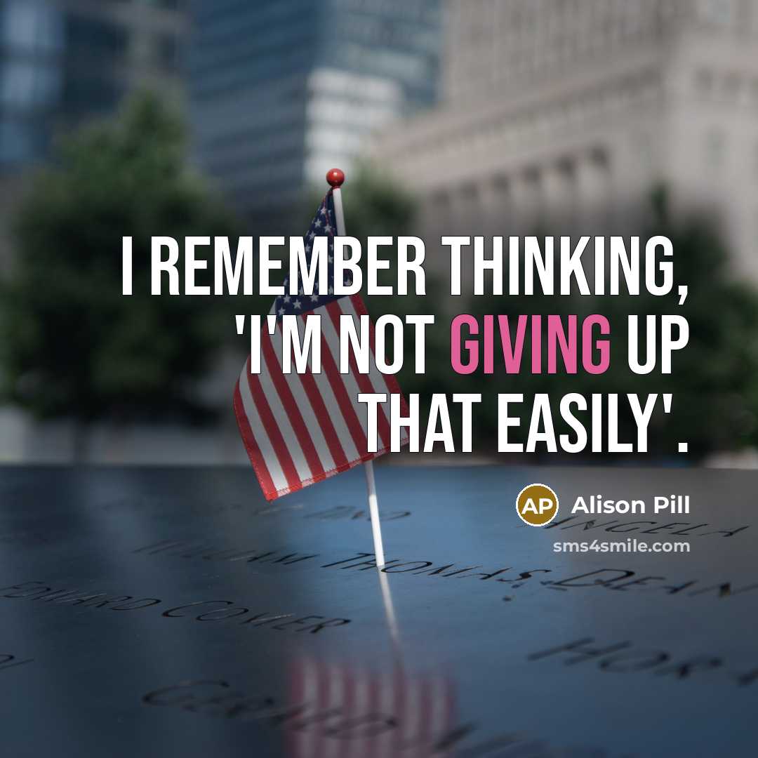 “I remember thinking, 'I'm not giving up that easily'.” quote by Alison Pill