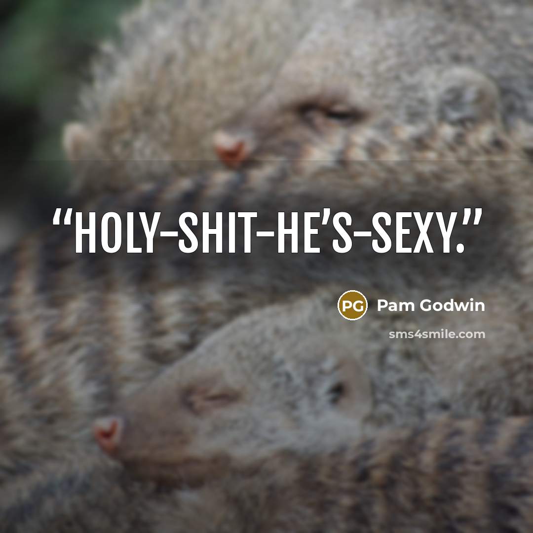 “holy-shit-he’s-sexy.” quote by Pam Godwin