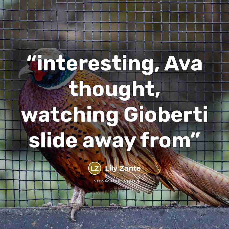 “interesting, Ava thought, watching Gioberti slide away from” quote by Lily Zante