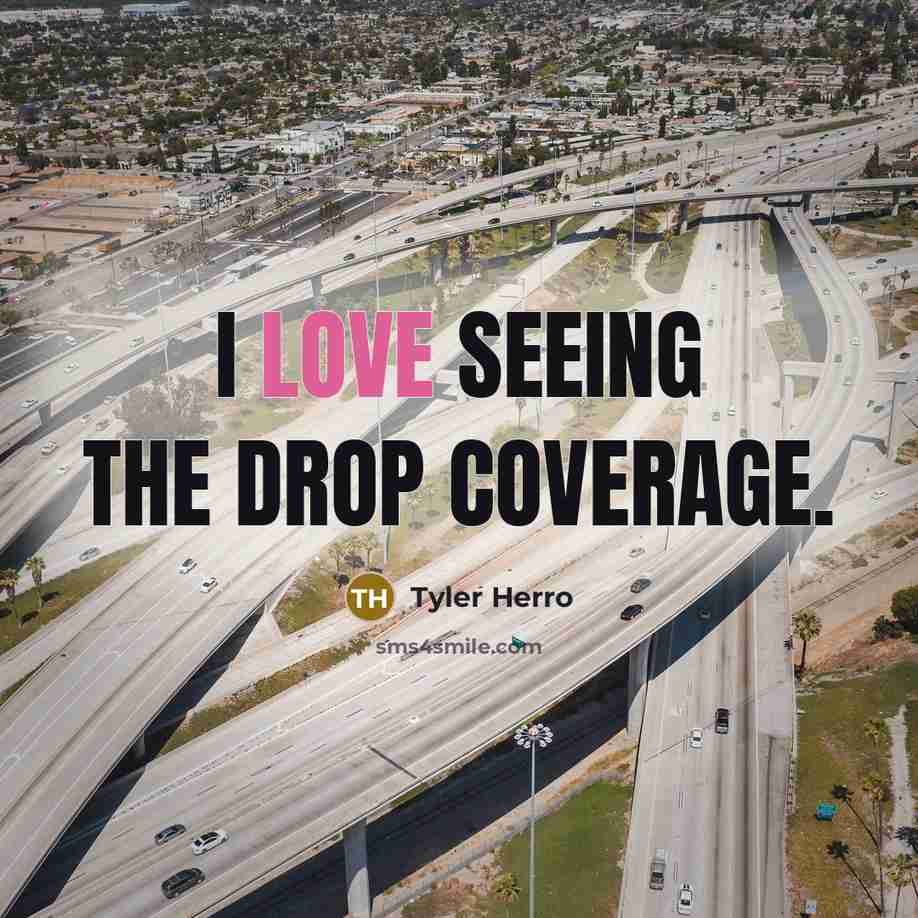 “I love seeing the drop coverage.” quote by Tyler Herro