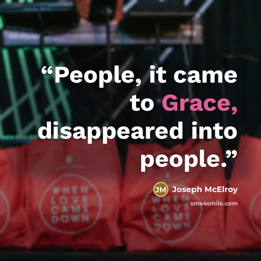 “People, it came to Grace, disappeared into people.” quote by Joseph McElroy