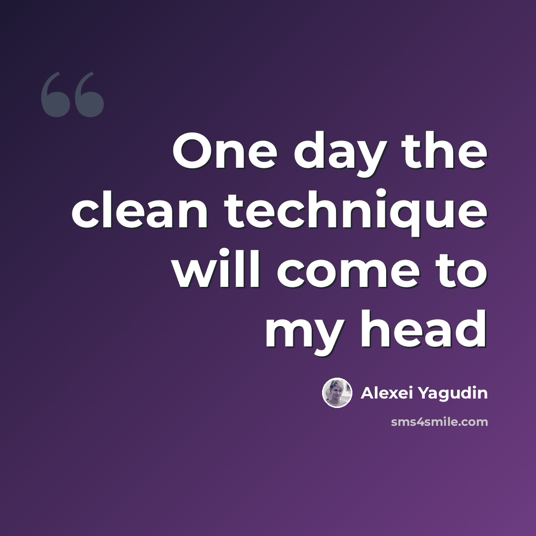 “One day the clean technique will come to my head” quote by Alexei Yagudin