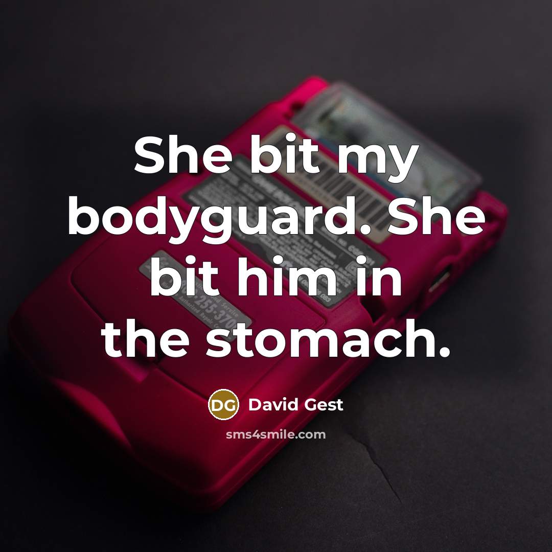 “She bit my bodyguard. She bit him in the stomach.” quote by David Gest