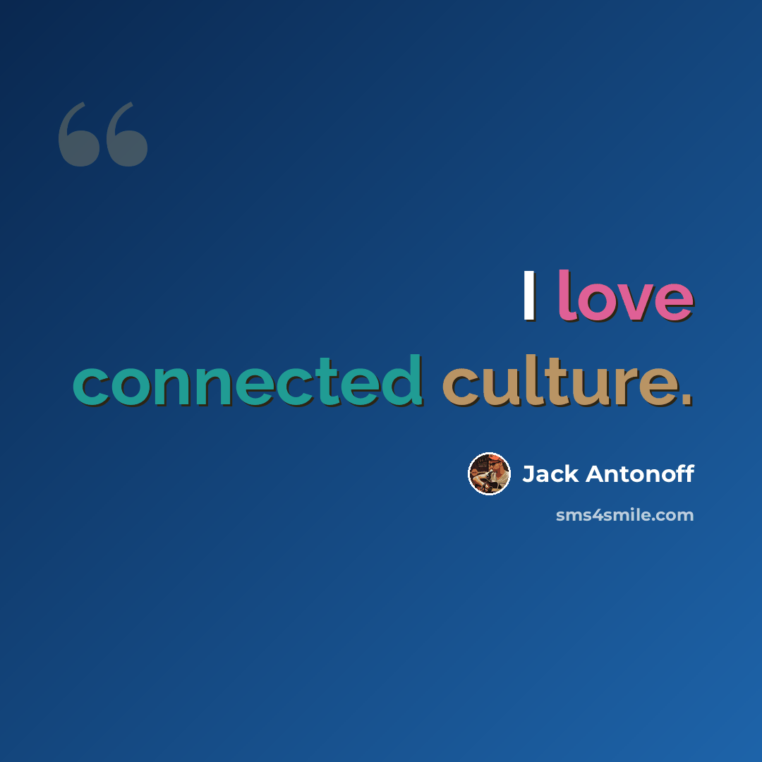 “I love connected culture.” quote by Jack Antonoff