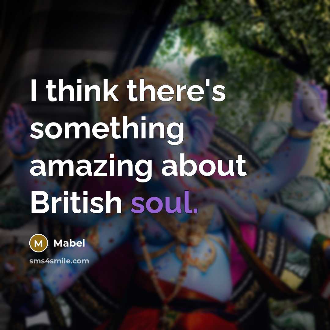 “I think there's something amazing about British soul.” quote by Mabel