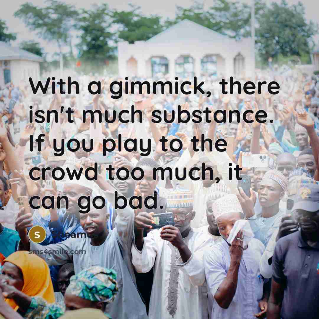 “With a gimmick, there isn't much substance. If you play to the crowd too much, it can go bad.” quote by Sheamus