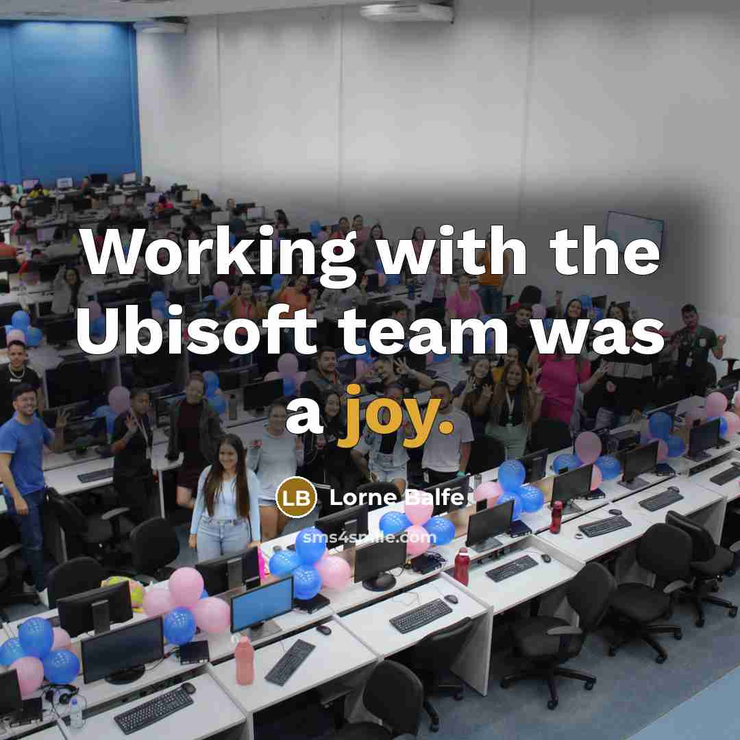 “Working with the Ubisoft team was a joy.” quote by Lorne Balfe