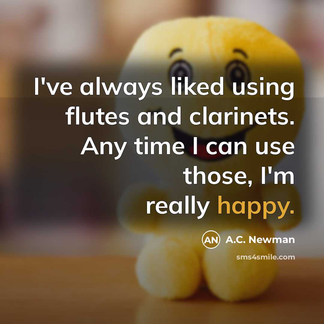 “I've always liked using flutes and clarinets. Any time I can use those, I'm really happy.” quote by A.C. Newman