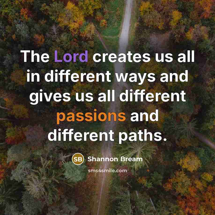 “The Lord creates us all in different ways and gives us all different passions and different paths.” quote by Shannon Bream