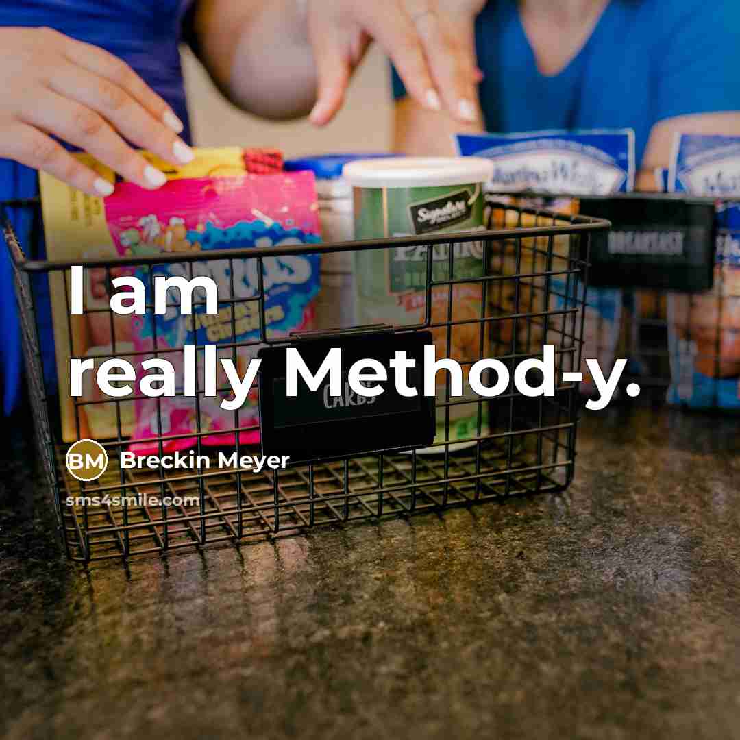 “I am really Method-y.” quote by Breckin Meyer