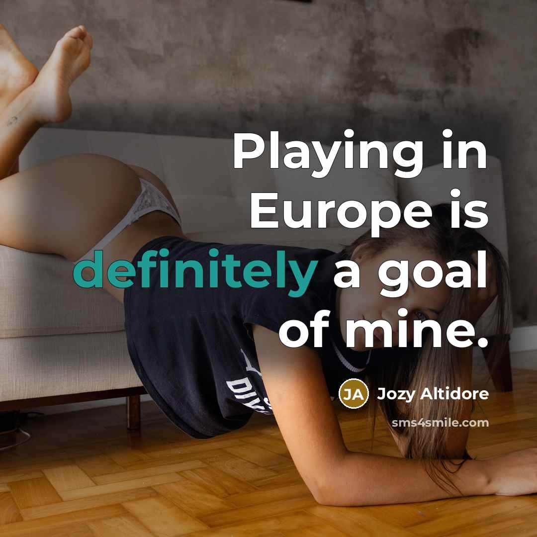 “Playing in Europe is definitely a goal of mine.” quote by Jozy Altidore
