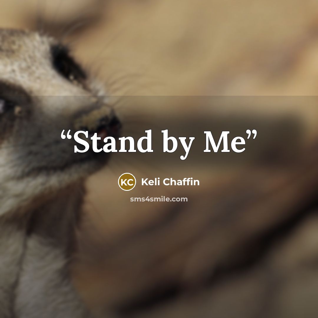 “Stand by Me” quote by Keli Chaffin