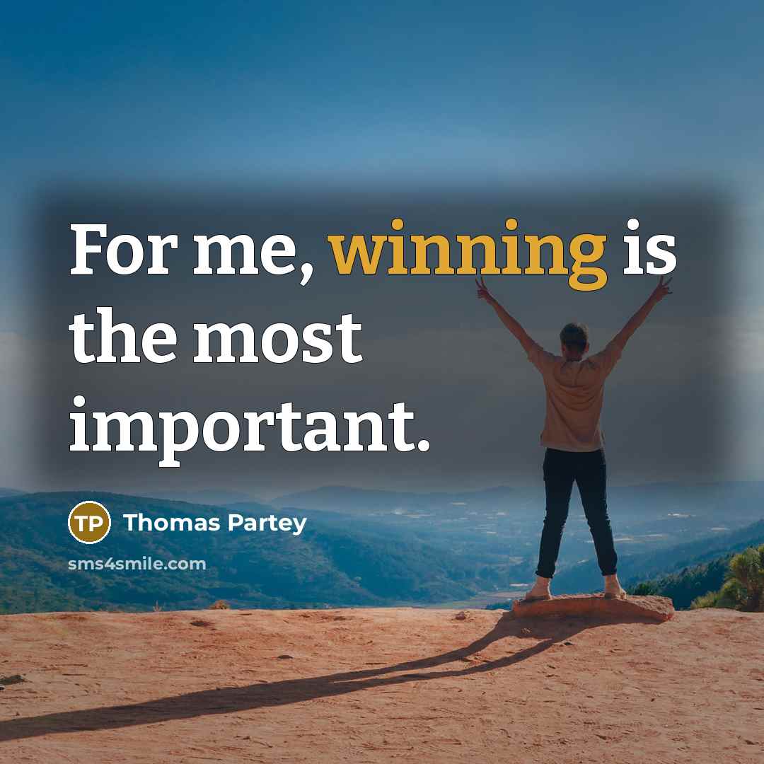 “For me, winning is the most important.” quote by Thomas Partey