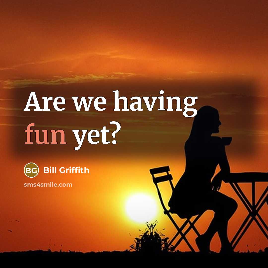 “Are we having fun yet?” quote by Bill Griffith