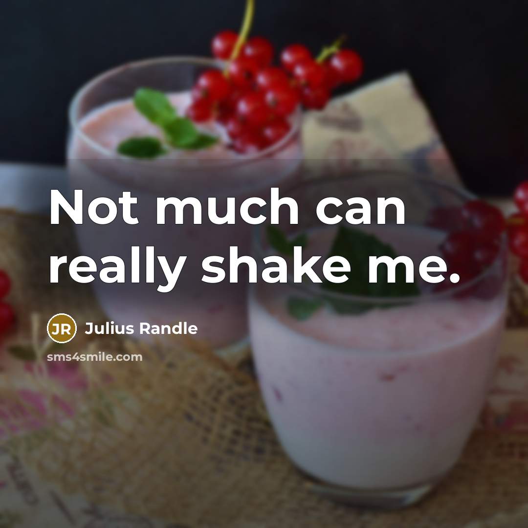 “Not much can really shake me.” quote by Julius Randle