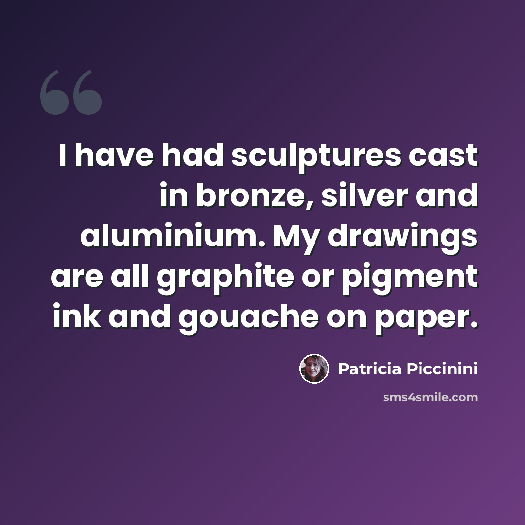 “I have had sculptures cast in bronze, silver and aluminium. My drawings are all graphite or pigment ink and gouache on paper.” quote by Patricia Piccinini