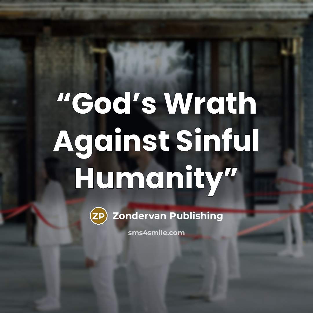 “God’s Wrath Against Sinful Humanity” quote by Zondervan Publishing